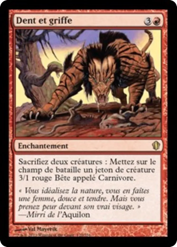 Dent et griffe — Commander 2013 — Magic: The Gathering