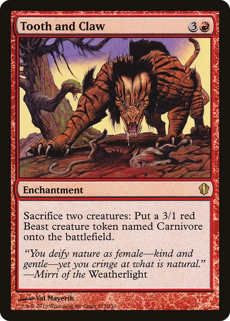 Tooth and Claw — Commander 2013 — Magic: The Gathering