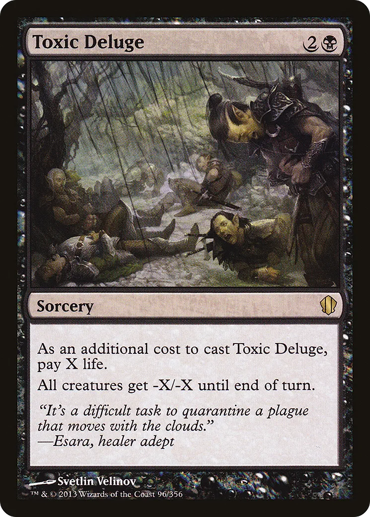 Toxic Deluge — Commander 2013 — Magic: The Gathering