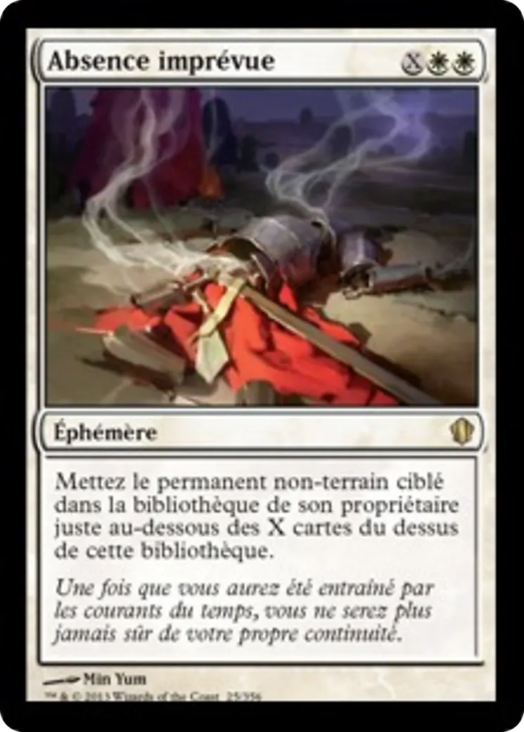 Absence imprévue — Commander 2013 — Magic: The Gathering