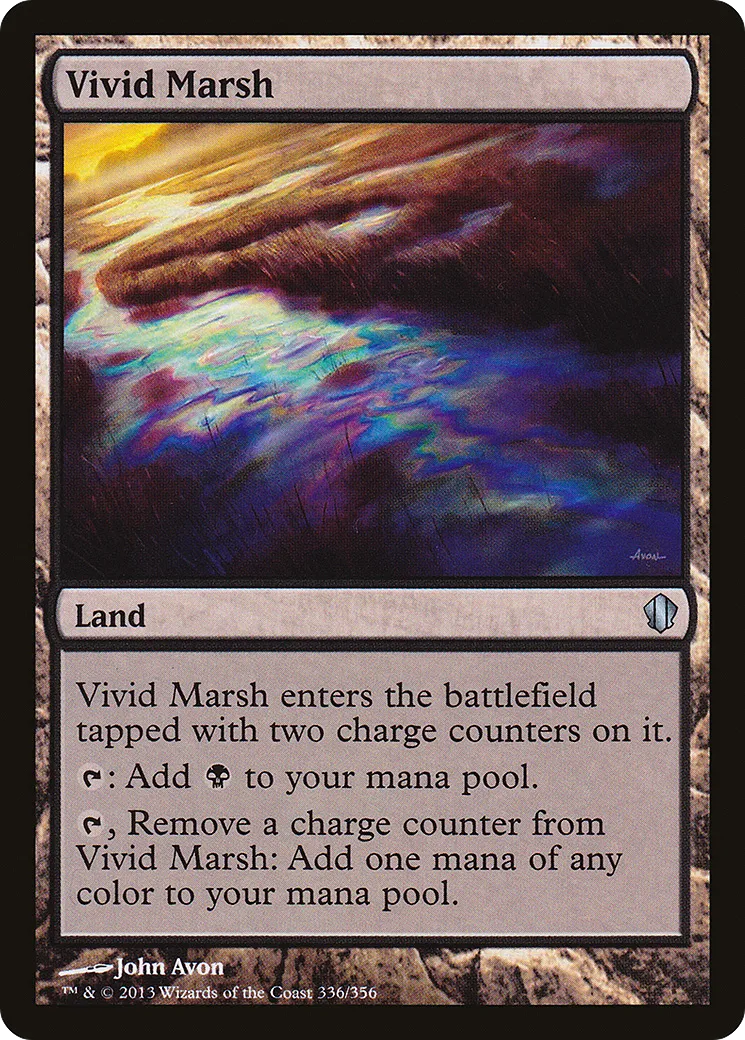 Vivid Marsh — Commander 2013 — Magic: The Gathering