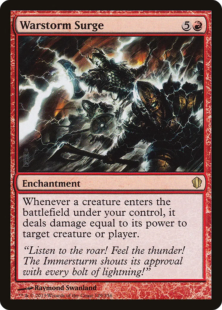 Warstorm Surge — Commander 2013 — Magic: The Gathering