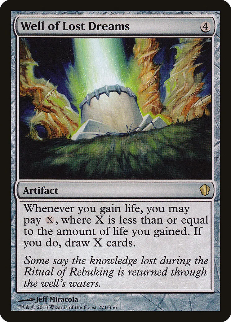 Well of Lost Dreams — Commander 2013 — Magic: The Gathering
