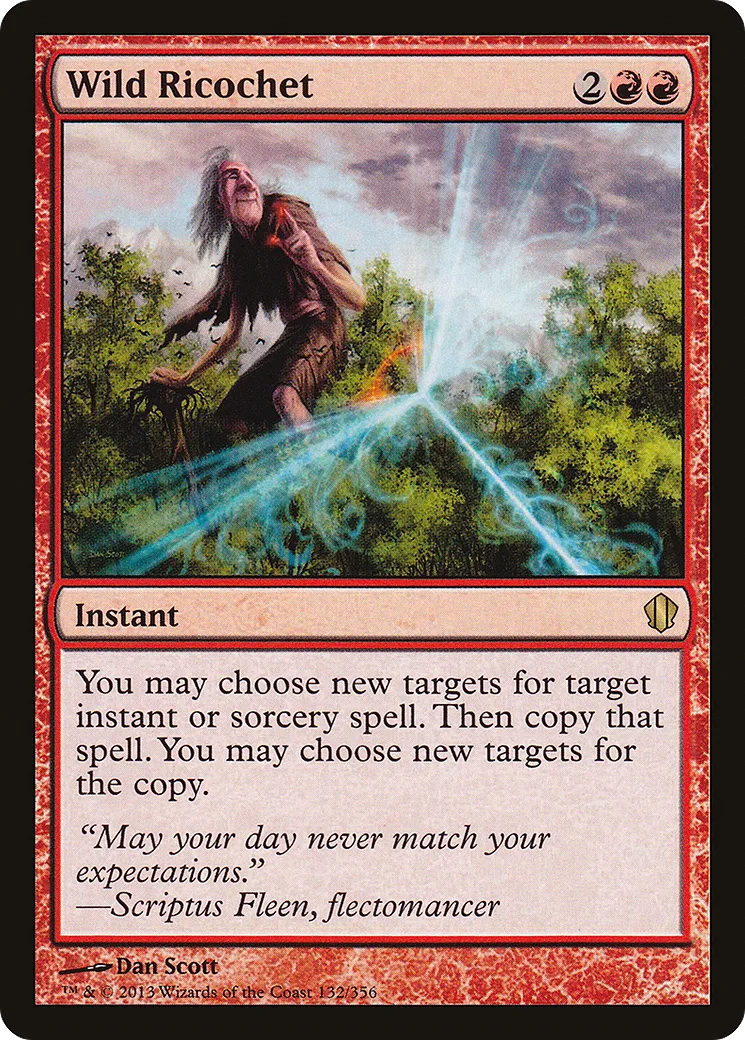 Wild Ricochet — Commander 2013 — Magic: The Gathering