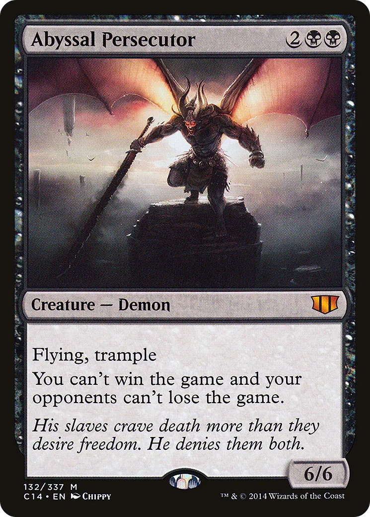 Abyssal Persecutor from Commander 2014 - Magic: The Gathering
