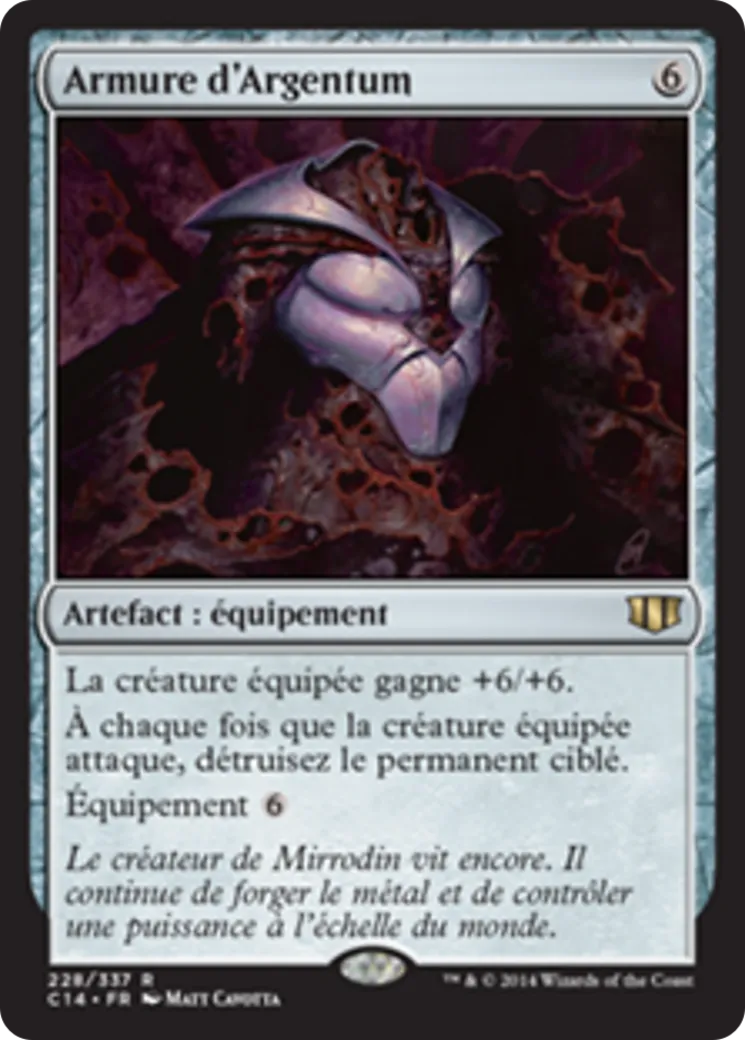 Armure d'Argentum from Commander 2014 - Magic: The Gathering