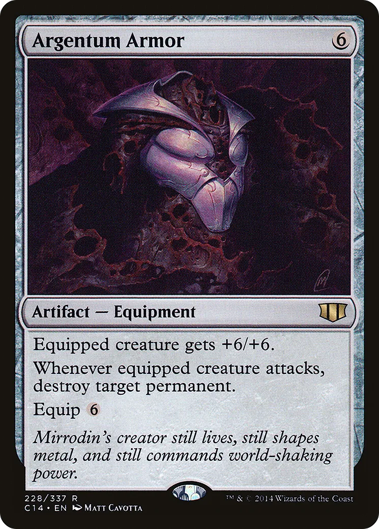 Argentum Armor — Commander 2014 — Magic: The Gathering