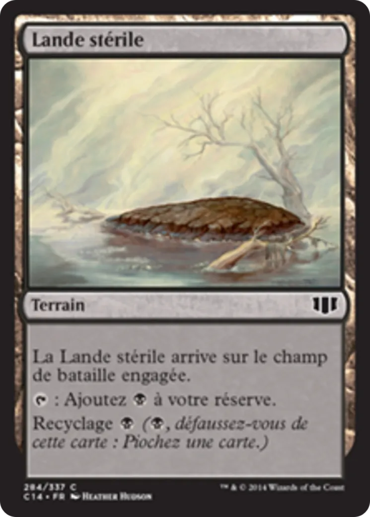 Lande stérile — Commander 2014 — Magic: The Gathering