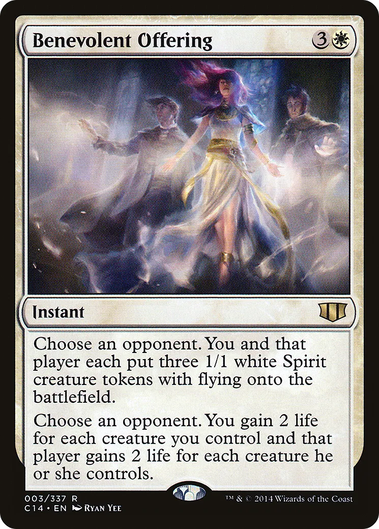 Benevolent Offering — Commander 2014 — Magic: The Gathering