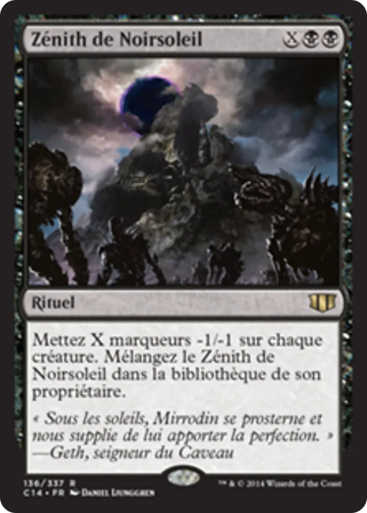 Zénith de Noirsoleil — Commander 2014 — Magic: The Gathering