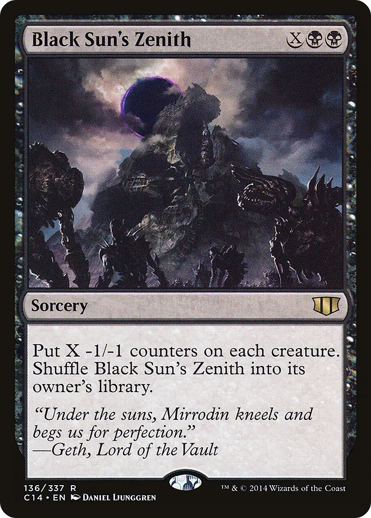 Black Sun's Zenith — Commander 2014 — Magic: The Gathering