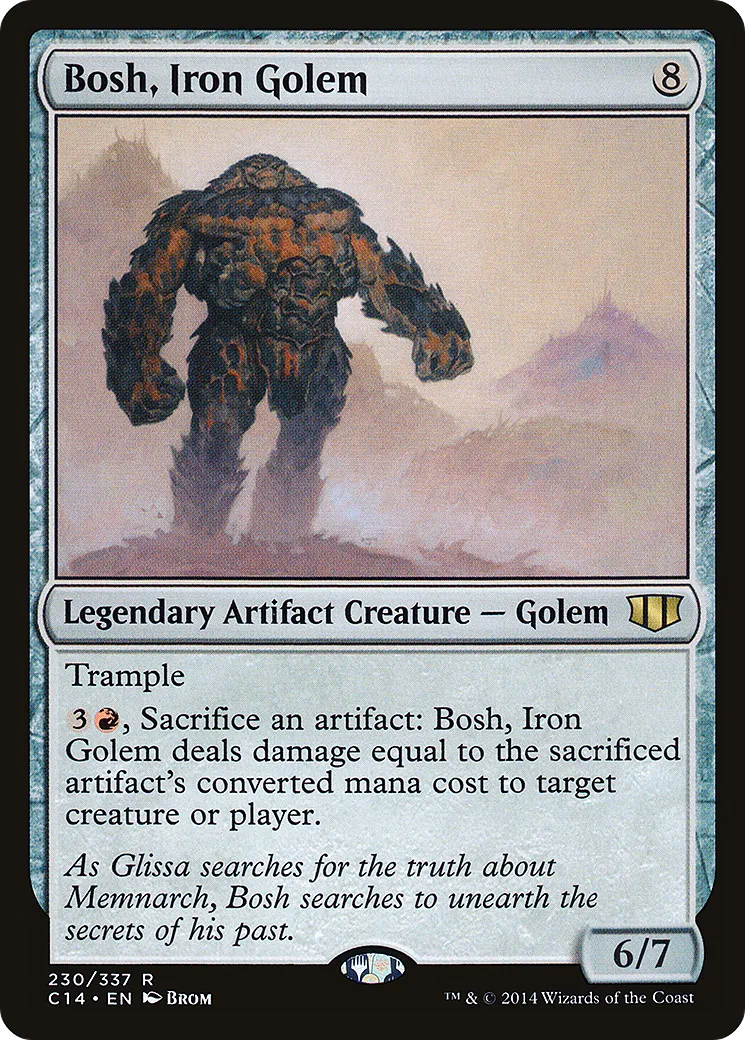 Bosh, golem de fer — Commander 2014 — Magic: The Gathering