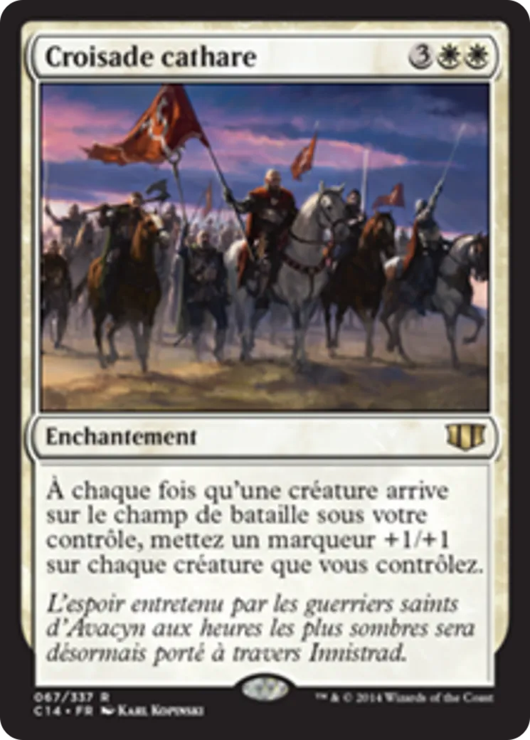 Croisade cathare — Commander 2014 — Magic: The Gathering