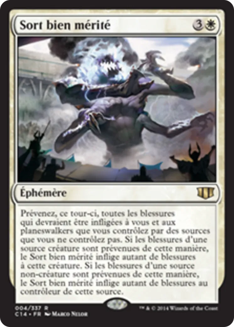 Sort bien mérité — Commander 2014 — Magic: The Gathering
