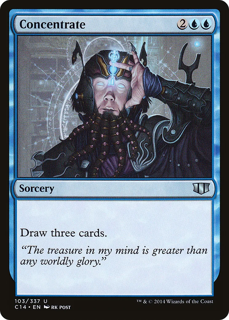 Concentrate — Commander 2014 — Magic: The Gathering