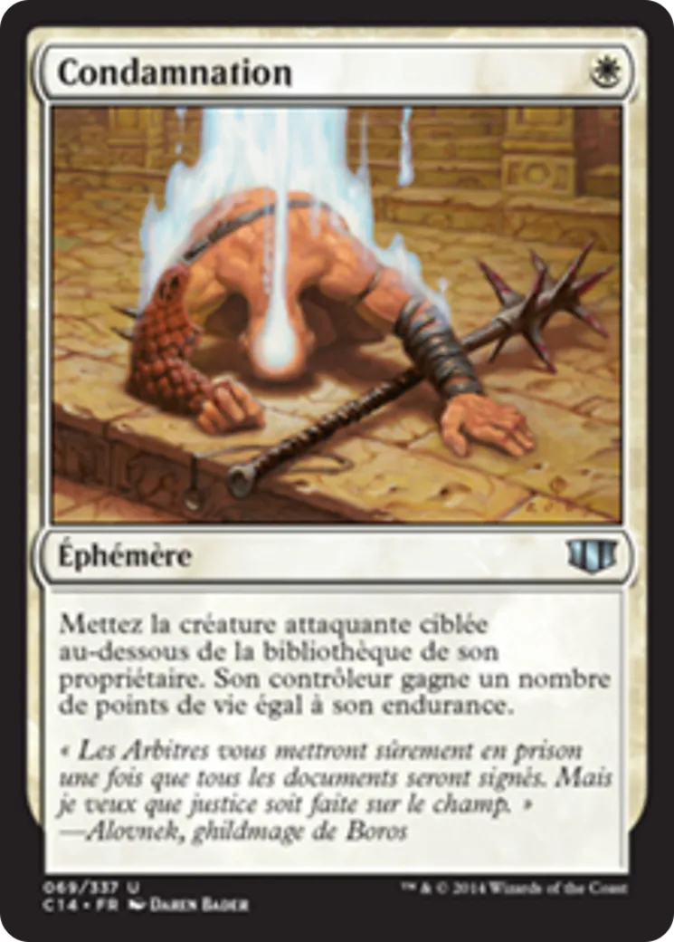 Condamnation — Commander 2014 — Magic: The Gathering