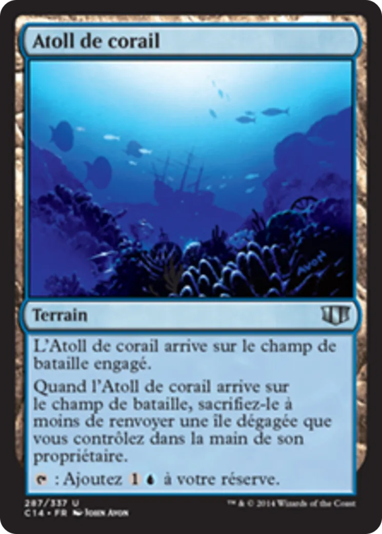 Atoll de corail from Commander 2014 - Magic: The Gathering