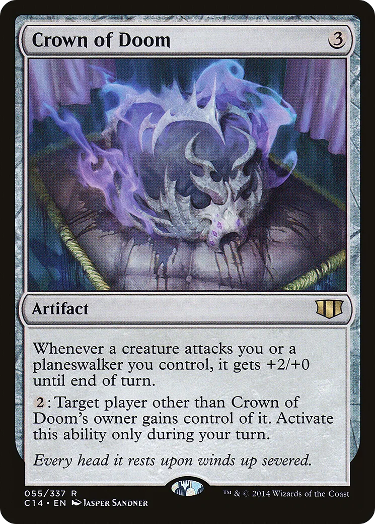 Crown of Doom from Commander 2014 - Magic: The Gathering