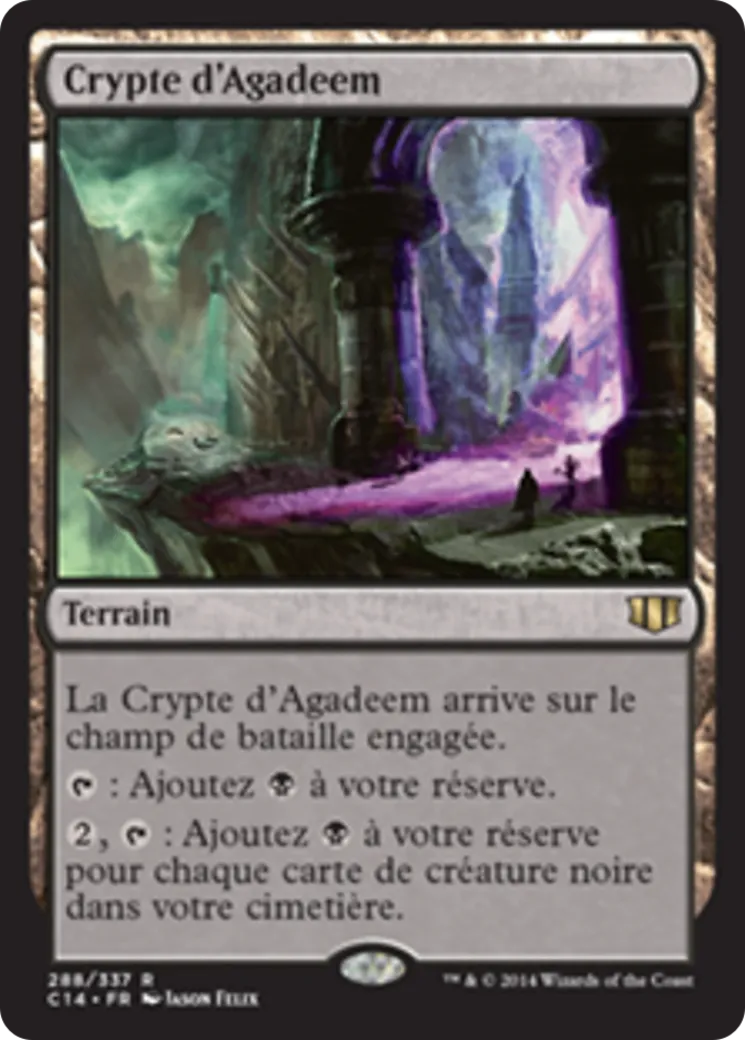 Crypte d'Agadeem — Commander 2014 — Magic: The Gathering