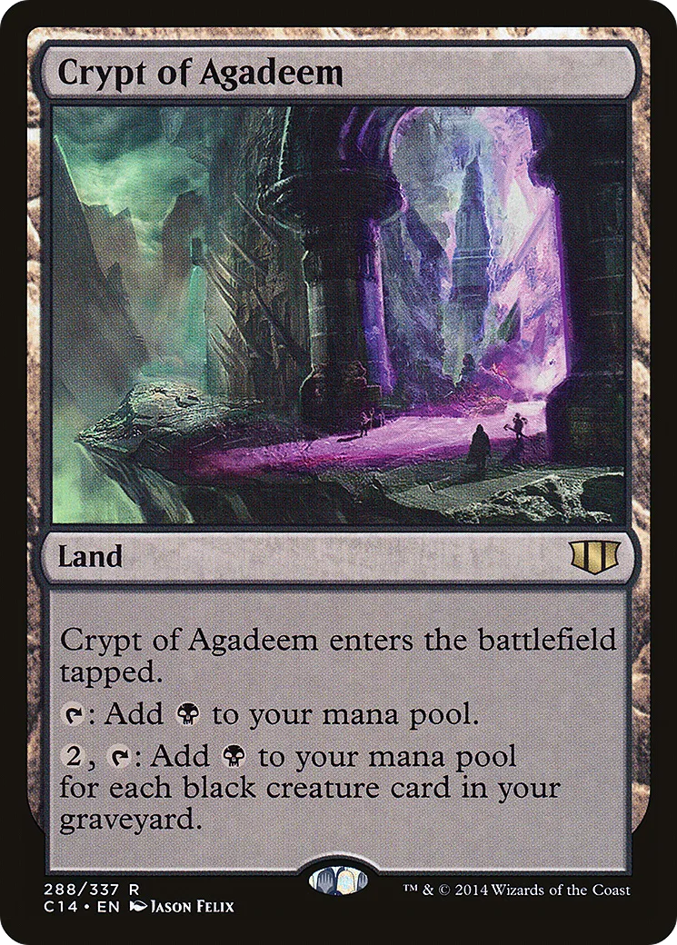 Crypt of Agadeem — Commander 2014 — Magic: The Gathering