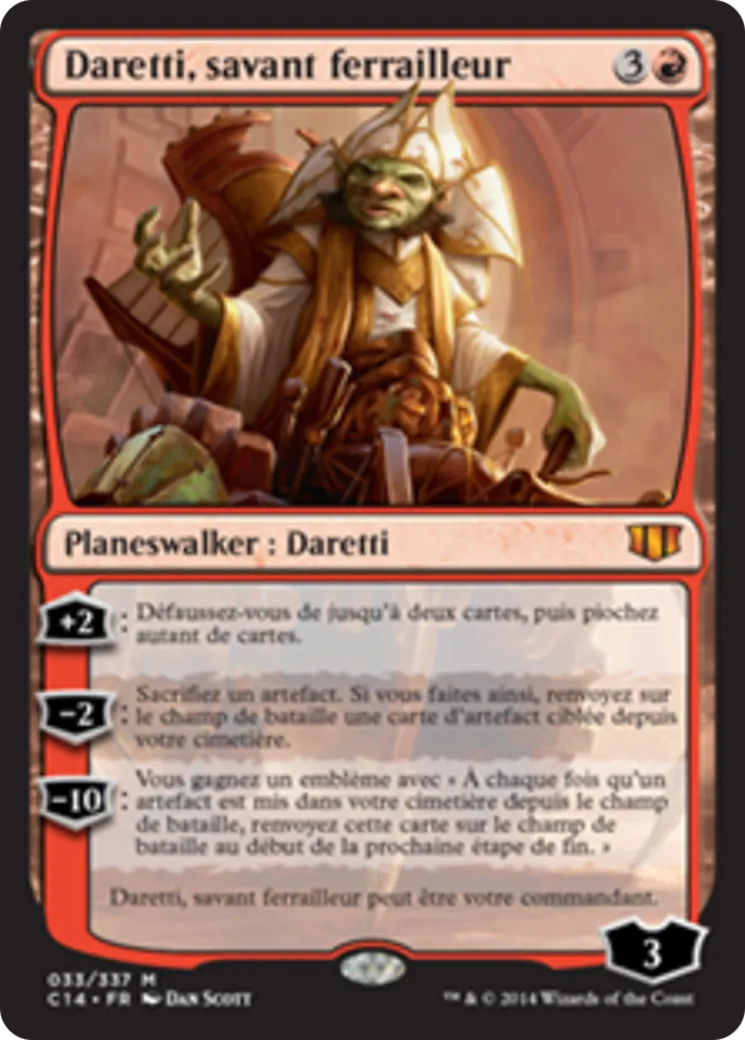Daretti, savant ferrailleur — Commander 2014 — Magic: The Gathering