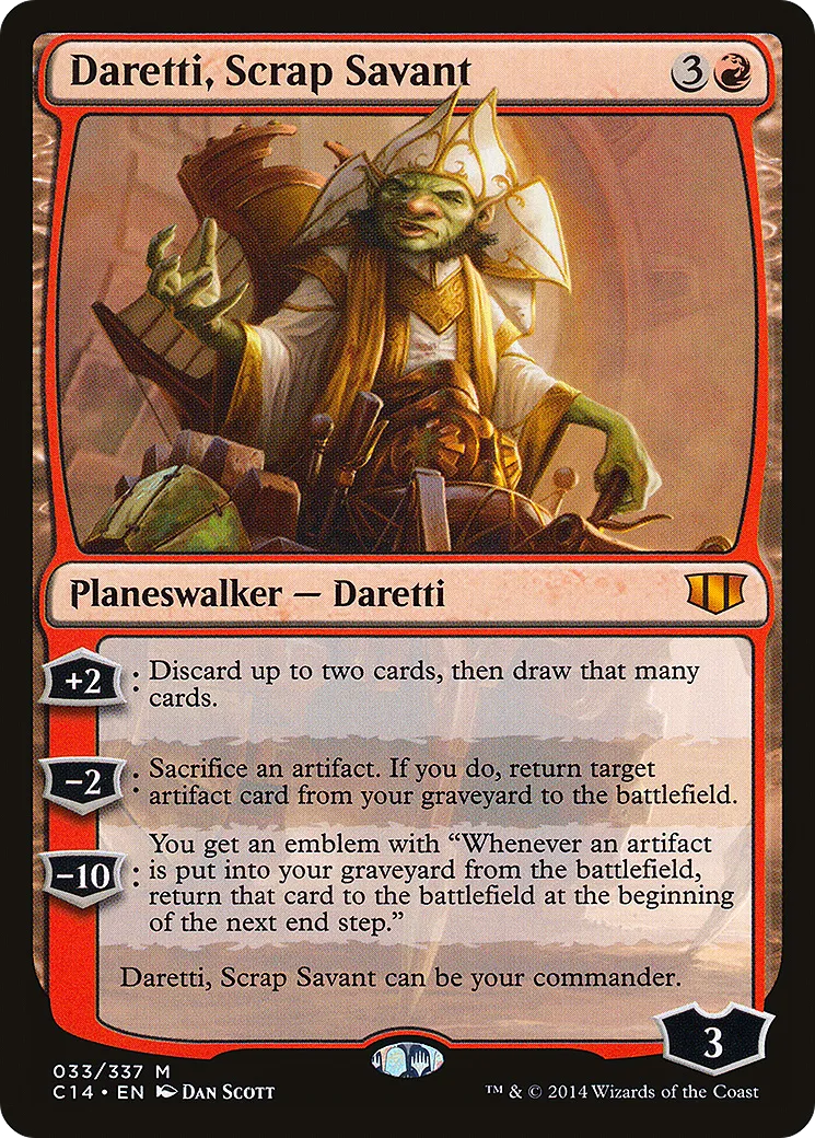 Daretti, Scrap Savant — Commander 2014 — Magic: The Gathering