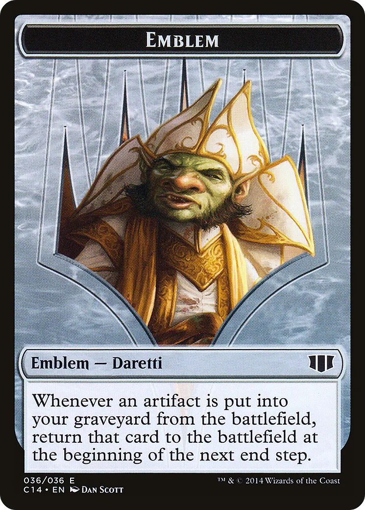 Daretti, Scrap Savant Emblem — Commander 2014 — Magic: The Gathering