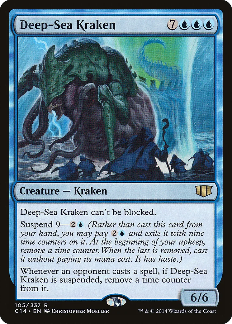 Deep-Sea Kraken — Commander 2014 — Magic: The Gathering