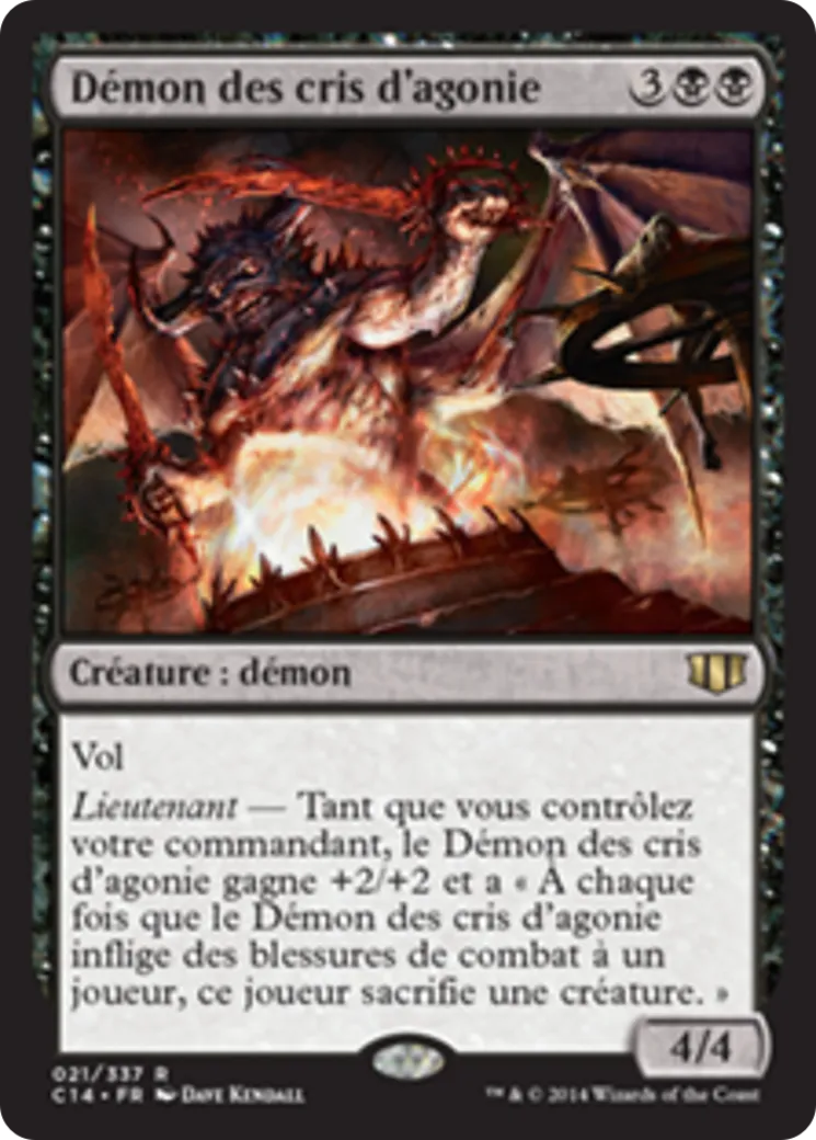 Démon des cris d'agonie — Commander 2014 — Magic: The Gathering