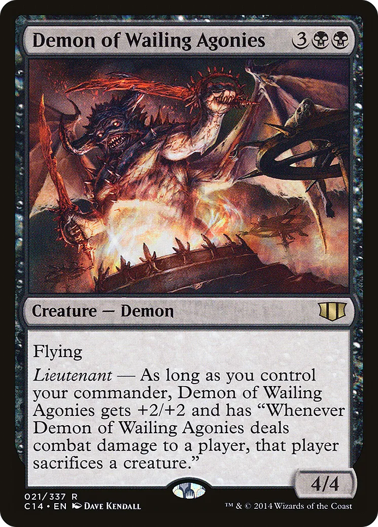 Demon of Wailing Agonies — Commander 2014 — Magic: The Gathering