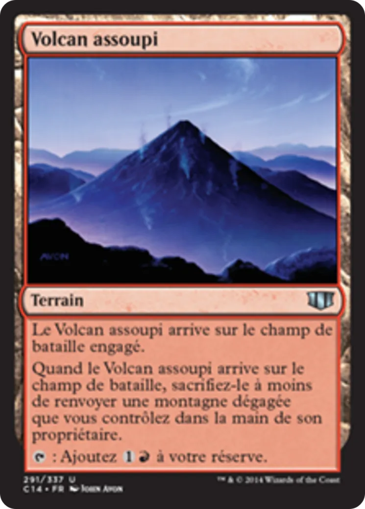Volcan assoupi — Commander 2014 — Magic: The Gathering