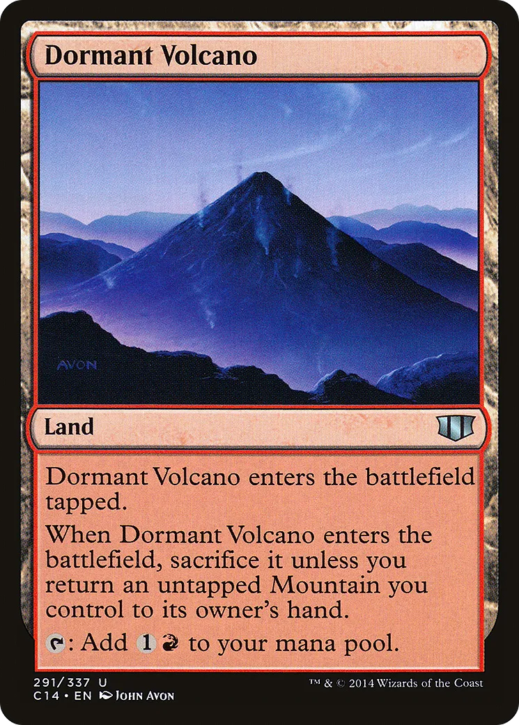 Dormant Volcano — Commander 2014 — Magic: The Gathering
