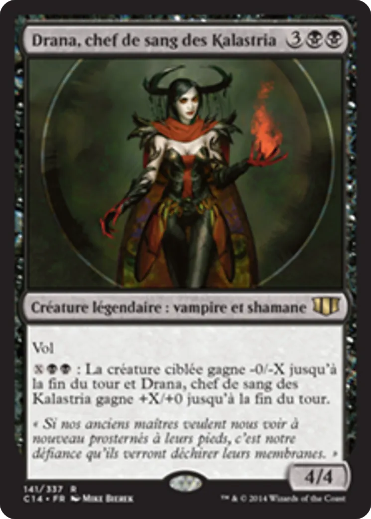 Drana, chef de sang des Kalastria from Commander 2014 - Magic: The Gathering