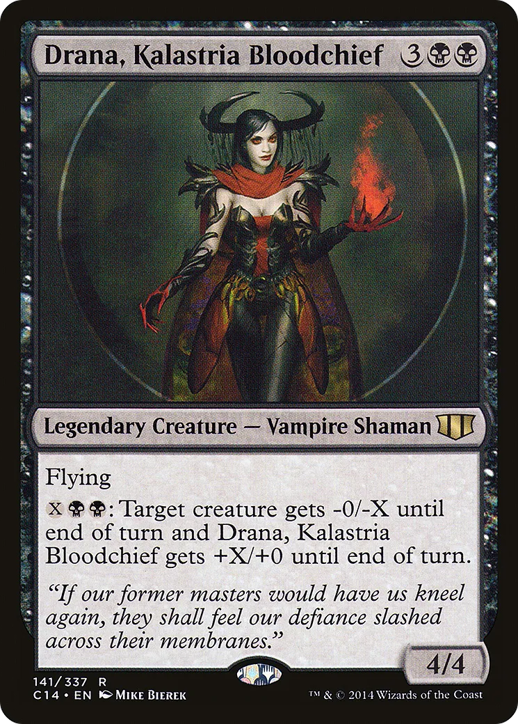 Drana, Kalastria Bloodchief — Commander 2014 — Magic: The Gathering