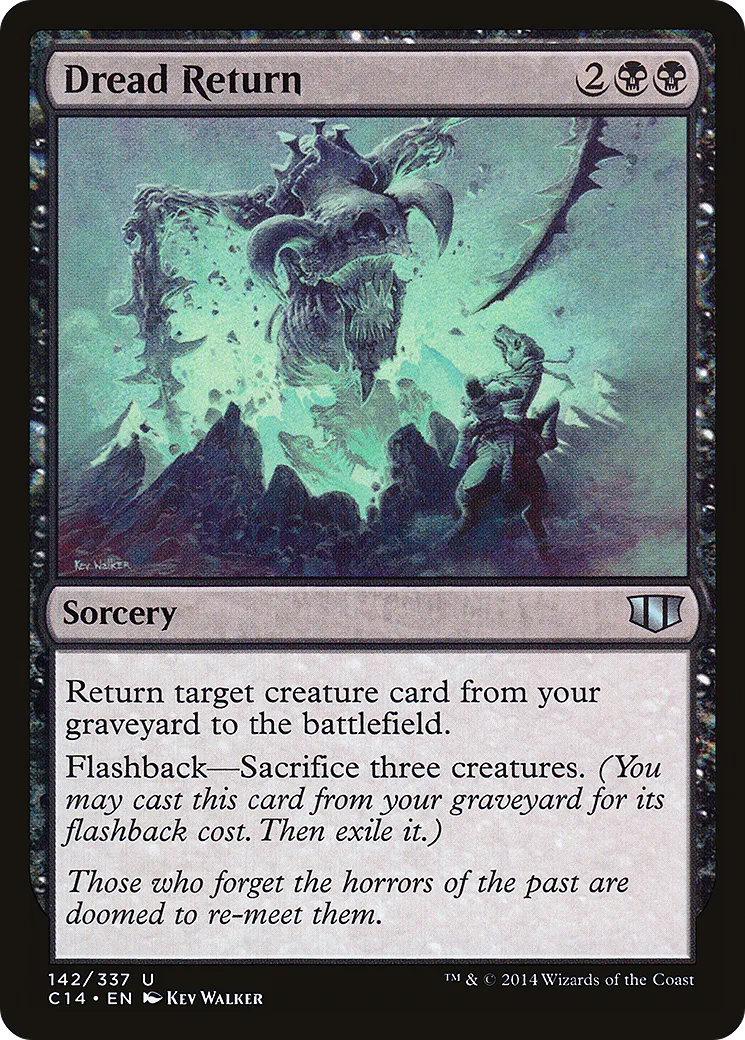 Dread Return — Commander 2014 — Magic: The Gathering