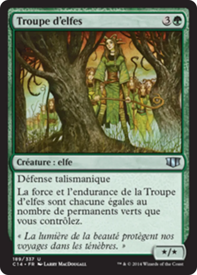 Troupe d'elfes — Commander 2014 — Magic: The Gathering