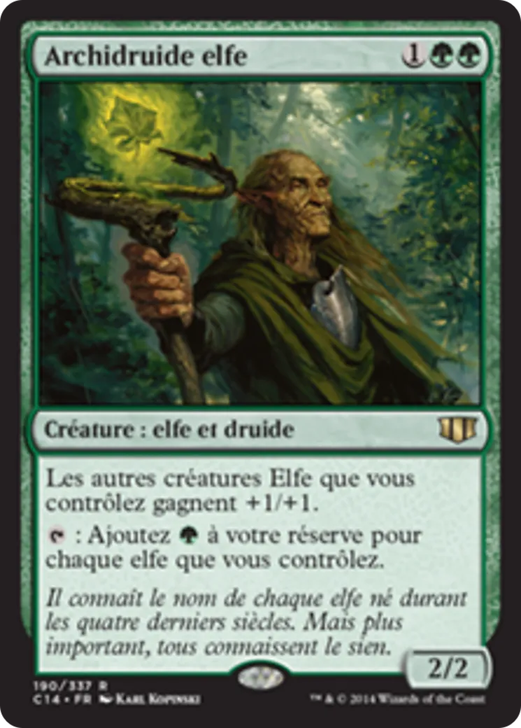 Archidruide elfe — Commander 2014 — Magic: The Gathering