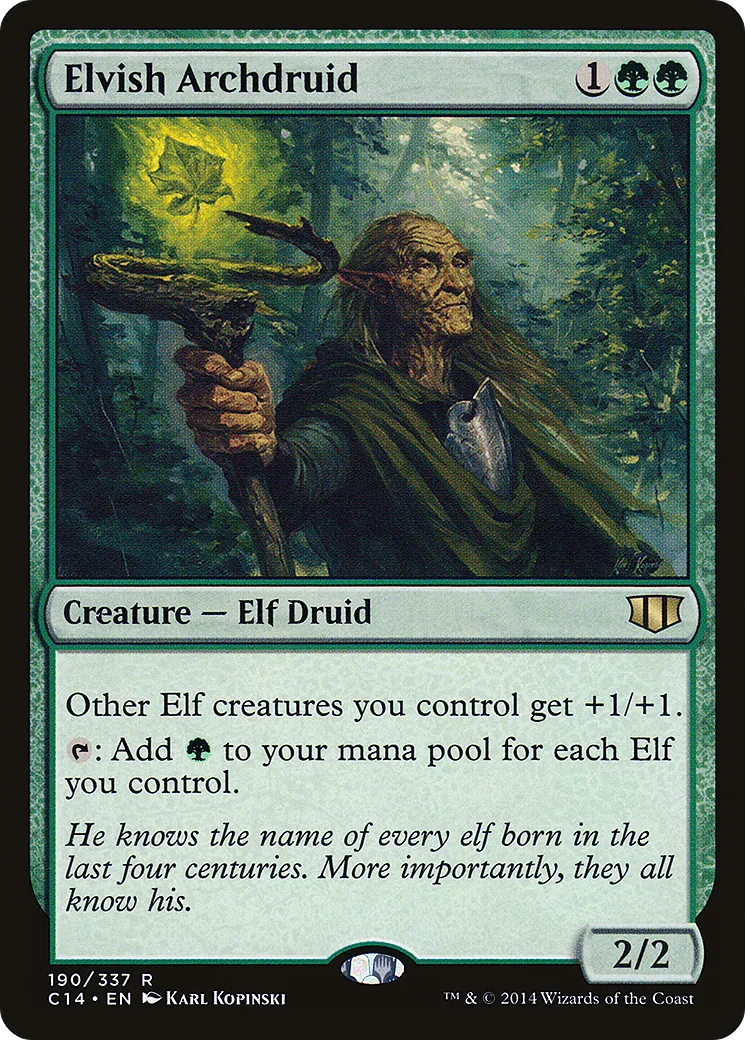 Elvish Archdruid — Commander 2014 — Magic: The Gathering