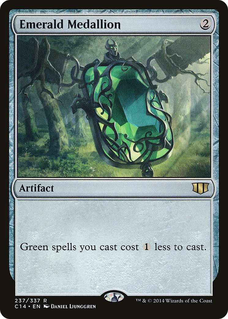 Emerald Medallion — Commander 2014 — Magic: The Gathering