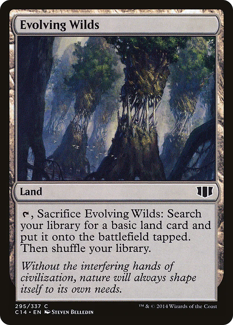 Evolving Wilds — Commander 2014 — Magic: The Gathering