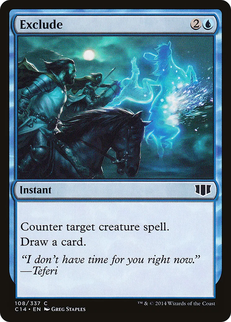 Exclude — Commander 2014 — Magic: The Gathering