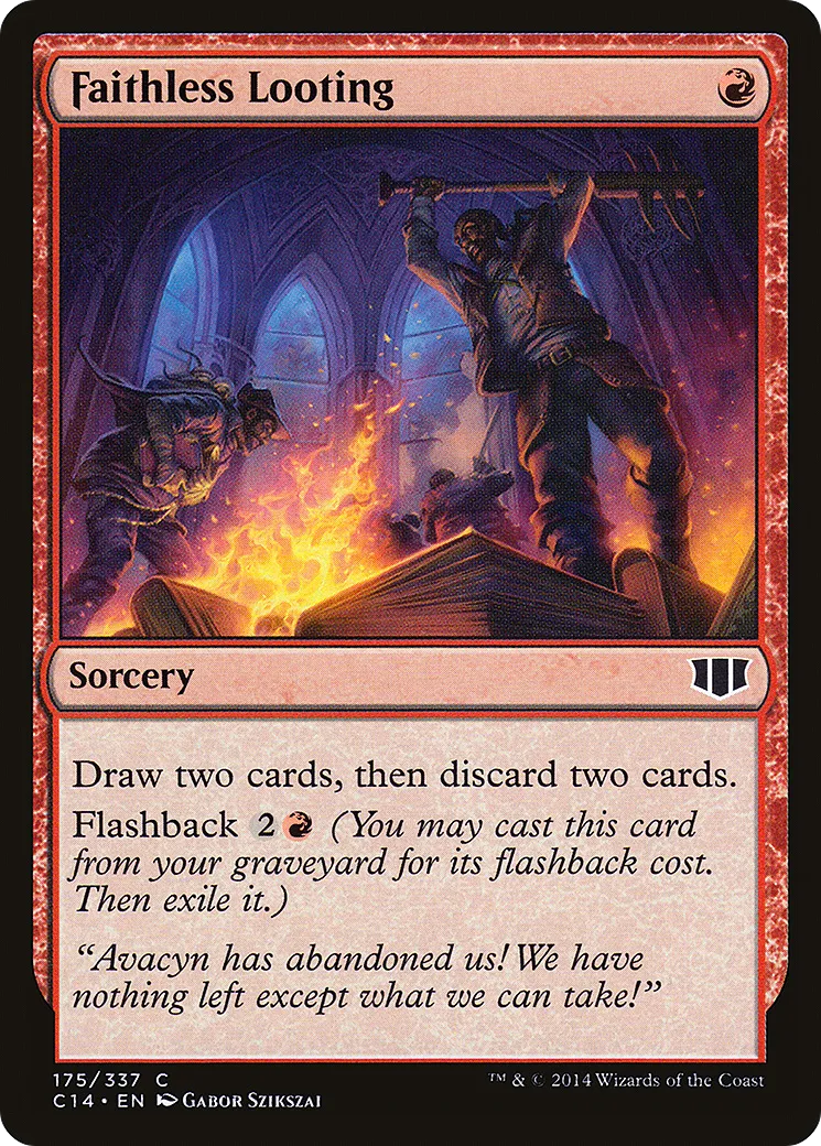 Faithless Looting — Commander 2014 — Magic: The Gathering