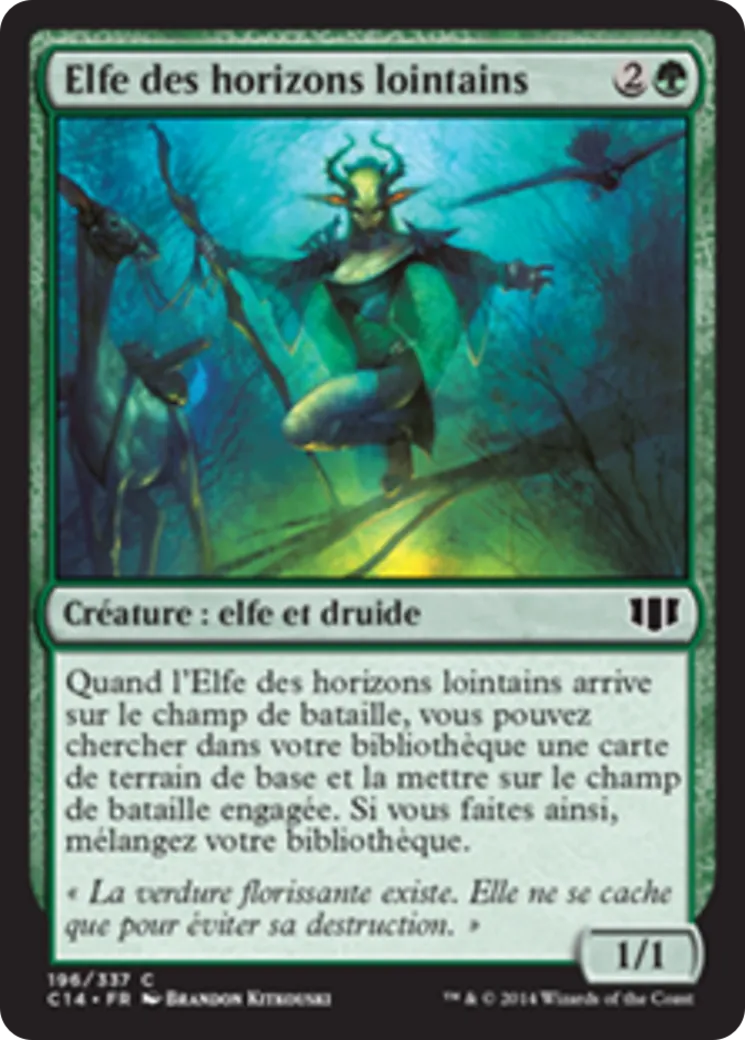 Elfe des horizons lointains — Commander 2014 — Magic: The Gathering