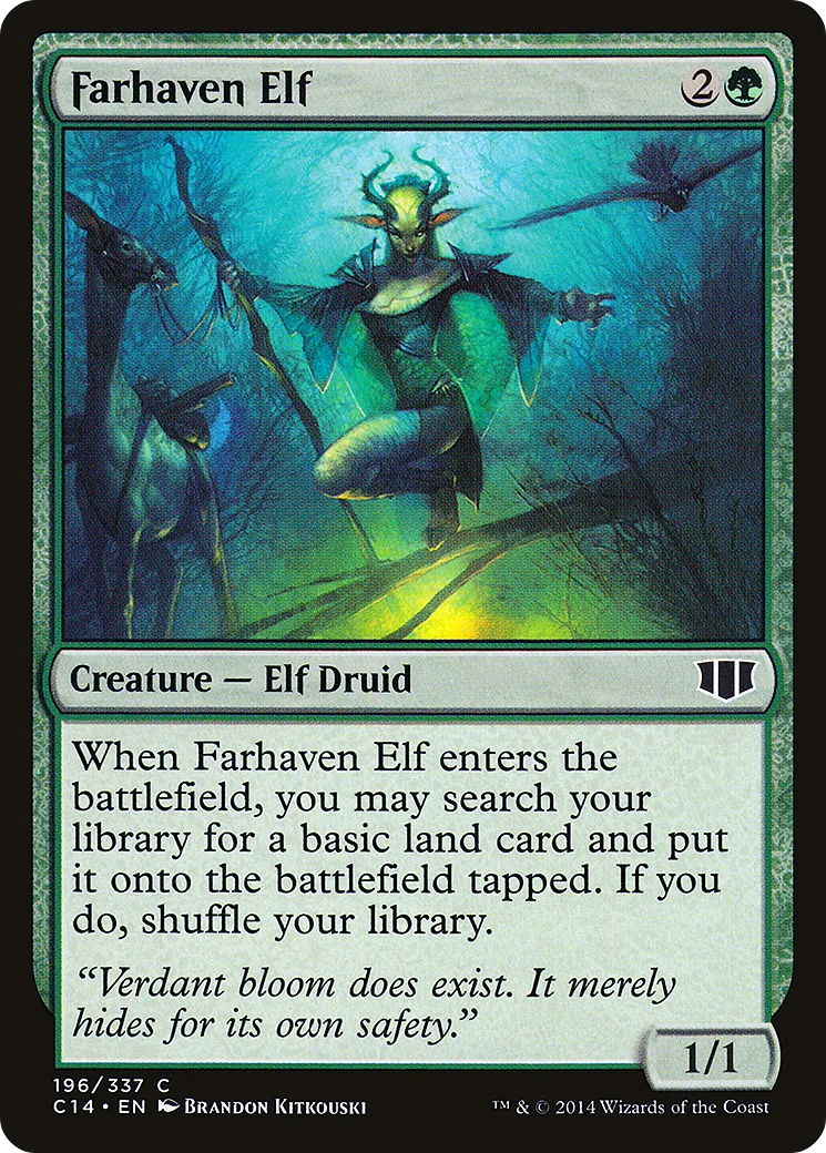 Farhaven Elf — Commander 2014 — Magic: The Gathering