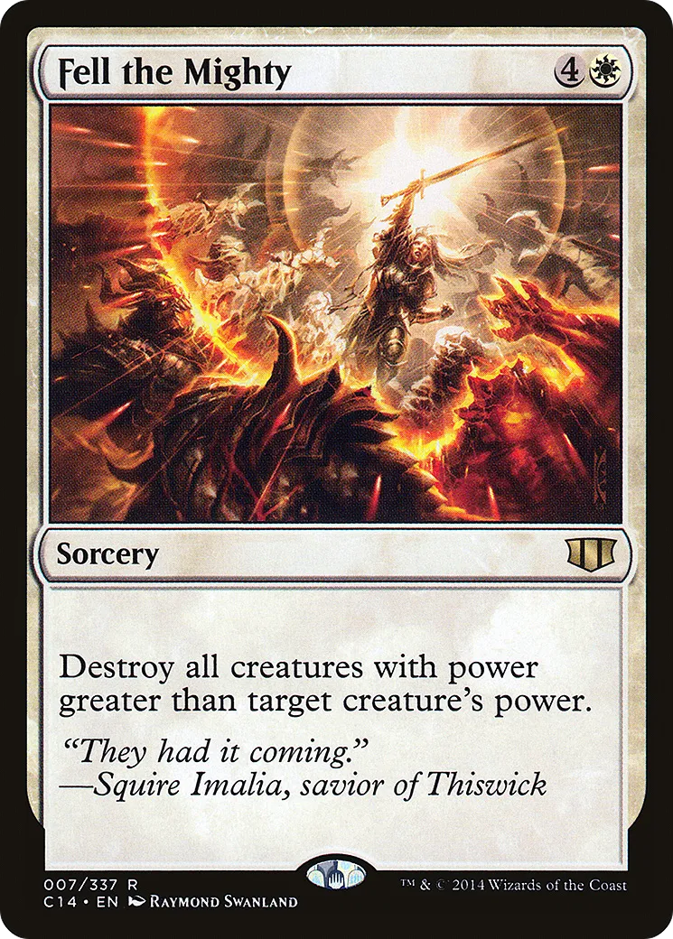 Fell the Mighty — Commander 2014 — Magic: The Gathering