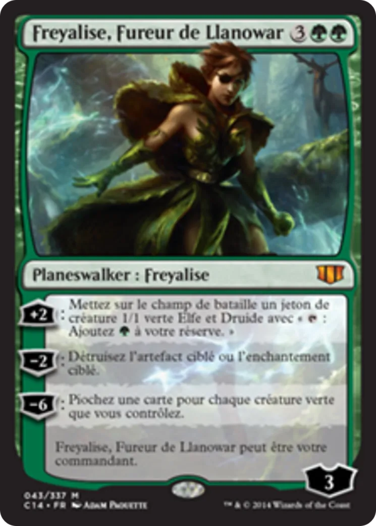 Freyalise, Fureur de Llanowar — Commander 2014 — Magic: The Gathering