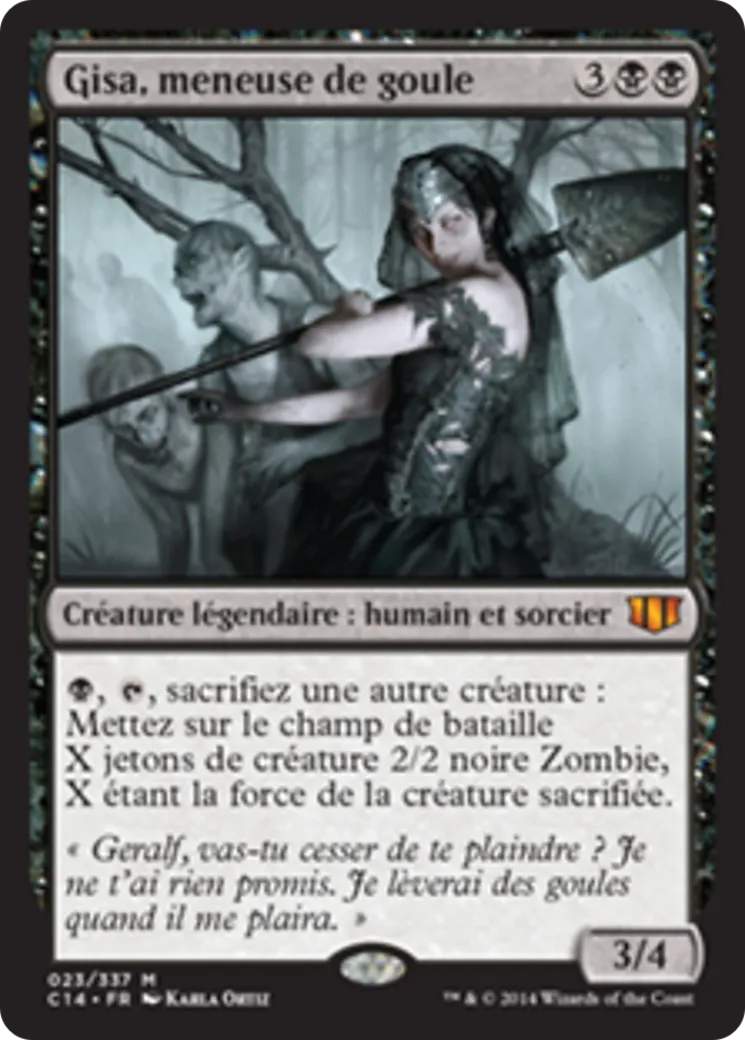 Gisa, meneuse de goule — Commander 2014 — Magic: The Gathering