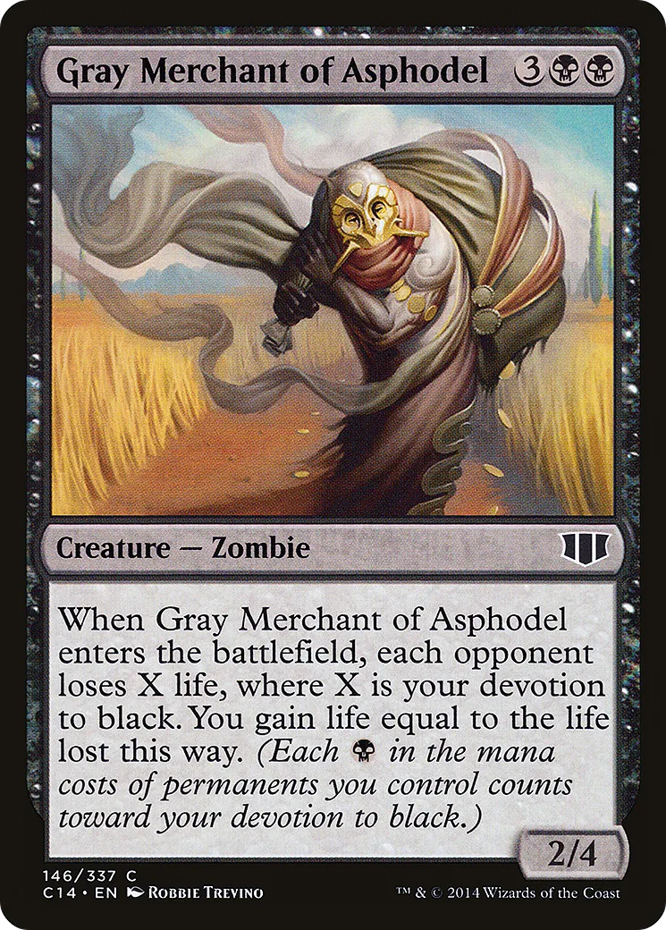 Gray Merchant of Asphodel — Commander 2014 — Magic: The Gathering