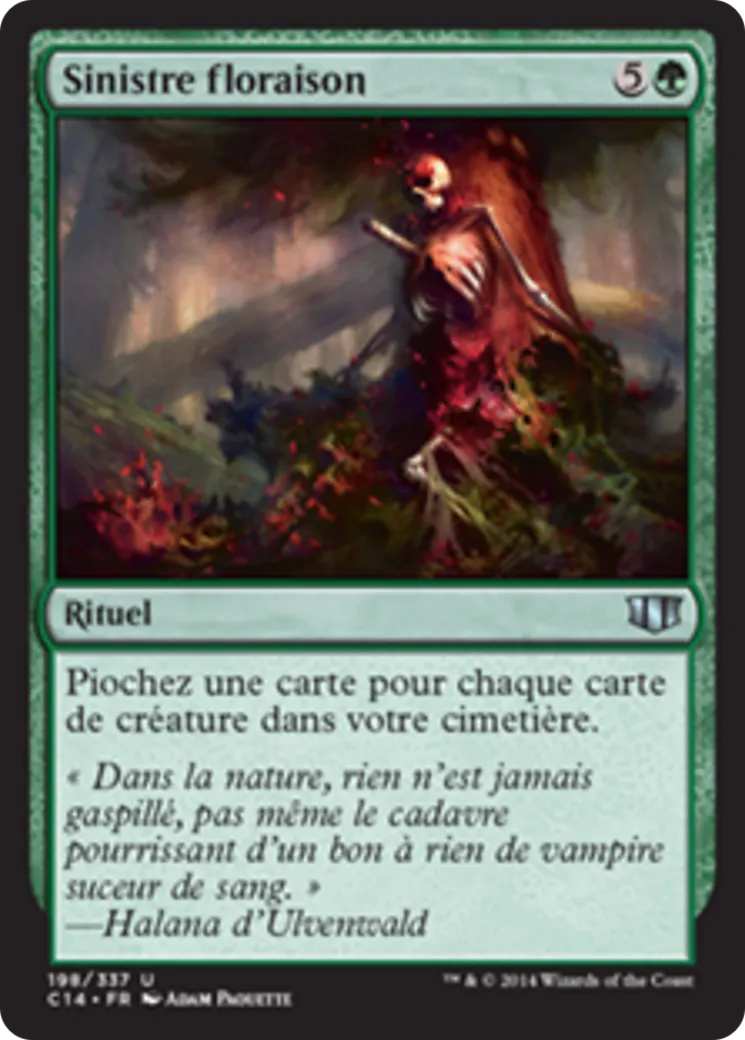 Sinistre floraison — Commander 2014 — Magic: The Gathering