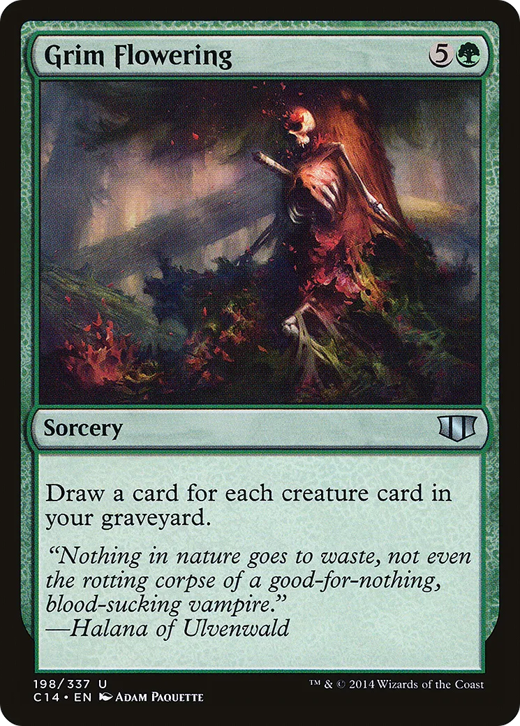 Grim Flowering from Commander 2014 - Magic: The Gathering
